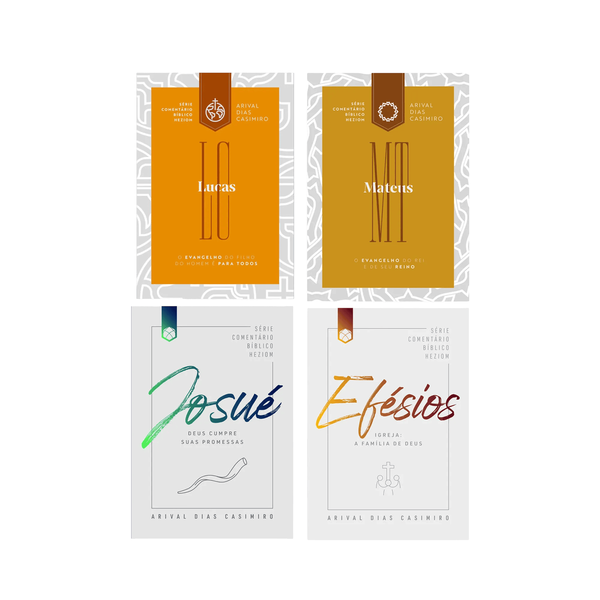 Combo: Comentários, Mateus, Lucas, Josué, Efésios